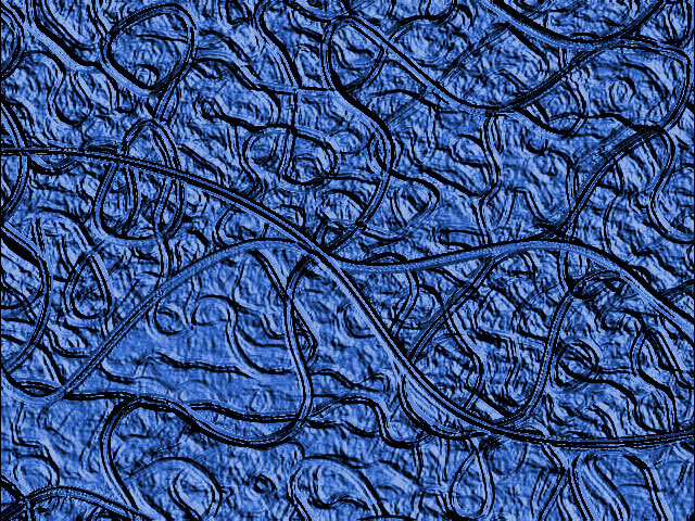 Nächtliches Relief